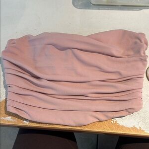 ZARA baby pink corset top